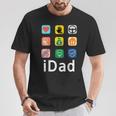 Papa I Dad Als Lustige Appatertag T-Shirt Lustige Geschenke