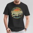 Papa Like A Grandpa Only Cooler For Dad Papa Men T-Shirt Funny Gifts