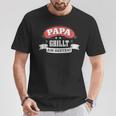 Papa Grillt Am Bestenatertag T-Shirt Lustige Geschenke