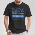 Papa Ich Habeersucht Für Dich Das Beste Geschenk Zu Finden T-Shirt Lustige Geschenke