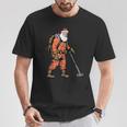 Papá Noel Como Detectorista De Metales Detección De Metales Navidad Camiseta unisex Regalos divertidos