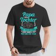 Papa Und Tochter Ein Herz Und Eine Seeleatertag Geschenk T-Shirt Lustige Geschenke