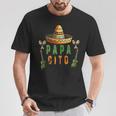 Papacito Lustiger Mexikanischer Papa Cinco De Mayoatertag T-Shirt Lustige Geschenke