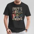 Papi Biker Gang Flag Papi Rides Bike T-Shirt Unique Gifts