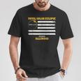 Paris Illinois Solar Eclipse 2024 Us Flag T-Shirt Unique Gifts