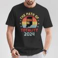 The Path Of Totality Indiana Solar Eclipse 2024 In Indiana T-Shirt Unique Gifts
