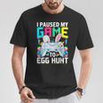 I Paused My Game To Egg Hunt Video Game Happy Easter Boys T-Shirt Unique Gifts