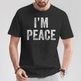 I Come In Peace I'm Peace Matching Couple Lovers T-Shirt Unique Gifts