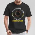 Pennsylvania Eclipse 2024 Total Solar Eclipse April 8 2024 T-Shirt Personalized Gifts