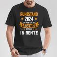 Pensioner 2024 Retirement 2024 Also Eine Legend Rente T-Shirt Lustige Geschenke