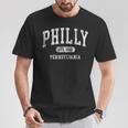 Philadelphia Pennsylvania Retro Throwback Philly Souvenir T-Shirt Unique Gifts
