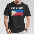 Philippines Flag Holiday Vintage Grunge Filipino Flag T-Shirt Unique Gifts