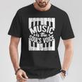 Pianist Piano Player For Soul Music Dad Mom T-Shirt Unique Gifts