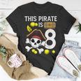 Pirate Birthday Pirate Is 8 Themed 8Th Birthday Party T-Shirt Unique Gifts