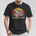 Pitbull Mom Vintage Smiling Pitbull Sunset Pbt T-Shirt Unique Gifts