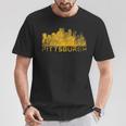 Pittsburgh Sl City Skyline Pennsylvania Pride Vintage T-Shirt Unique Gifts
