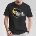Planet Gym Fitness Bicep Workout Exercise Training Women T-Shirt Funny Gifts