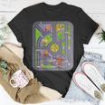 Play Cars On Daddy's Back Race Track On Back T-Shirt Unique Gifts