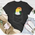 Pocket White Bellied Caique Cute Parrot Birb Memes T-Shirt Unique Gifts
