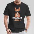 Podenco Dog Papa Podenco Ibicenco T-Shirt Lustige Geschenke