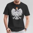 Poland Eagle Polish Symbol Sign Vintage Retro T-Shirt Lustige Geschenke
