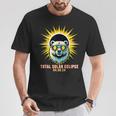 Polar Bear Watching Total Solar Eclipse T-Shirt Unique Gifts