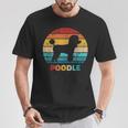 Poodle Vintage T-Shirt Lustige Geschenke