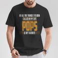 Pops Favorite Name Tshirts T-Shirt Personalized Gifts