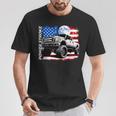 Powerstroke Turbo Diesel Truck American Flag Rolling Coal T-Shirt Unique Gifts