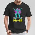 Pr Or Er Weightlifting Bodybuilding Workout Musclebuilding T-Shirt Unique Gifts