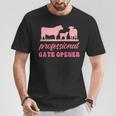 Professional Gate Opener Farm Apparel T-Shirt Unique Gifts