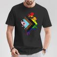 Progress Pride Rainbow Flag For Inclusivity T-Shirt Unique Gifts