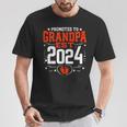 Promoted To Grandpa Est 2024 New Grandpa Father's Day 2024 T-Shirt Funny Gifts
