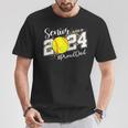 Proud Dad Of A 2024 Senior Graduate Class 2024 Softball T-Shirt Funny Gifts