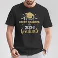 Proud Great Grandpa Class Of 2024 Graduate Senior Graduation T-Shirt Unique Gifts