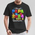Proud Papa Of A 2024 Pre-K Graduate Family Lover T-Shirt Unique Gifts