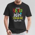 Proud Sister Of A Class Of 2024 5Th Grade Graduation T-Shirt Unique Gifts