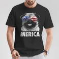Pug 4Th Of July Merica Men Women Usa American Flag T-Shirt Unique Gifts