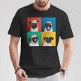 Pug Puppy Portrait Photos Carlino For Dog Lovers T-Shirt Unique Gifts