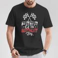 Race Car Papa Of The Birthday Boy Racing Family Pit Crew T-Shirt Unique Gifts