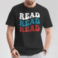 Read Read ReadingAcross That America Reading Lover Teacher T-Shirt Personalized Gifts