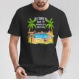Retired 2024 Not My Problem Anymore Beach Retirement T-Shirt Unique Gifts