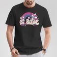 Retro Bi Babe Rainbow Bisexual Pride Flag Lgbt Pride Month T-Shirt Unique Gifts