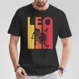 Retro Leo Zodiac Sign July August Birthday Vintage Leo T-Shirt Unique Gifts