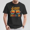 Retro Peace Out 3Rd Grade Groovy Happy Last Day Of School T-Shirt Unique Gifts