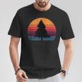 Retro Sun Minimalist Pine Tree T-Shirt Unique Gifts