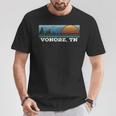 Retro Sunset Stripes Vonore Tennessee T-Shirt Unique Gifts