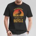 Retro Never Underestimate An Old Man On A Bicycle T-Shirt Funny Gifts