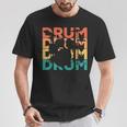 Retro Vintage Drums For Drummers & Drummers T-Shirt Lustige Geschenke