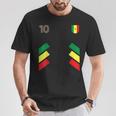 Retro10 Senegal Football Senegal Bandera De Senegal Camiseta unisex Regalos divertidos